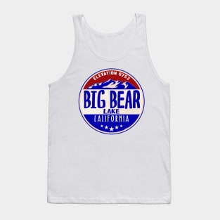 BIG BEAR LAKE CALIFORNIA MOUNTAINS BOATING SKIING HIKING Tank Top